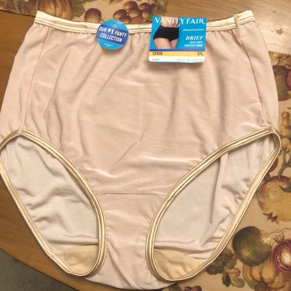 VANITY FAIR ILLUMINATION BRIEF 7/L NWT COLOR: ROSE BEIGE - Picture 4 of 6